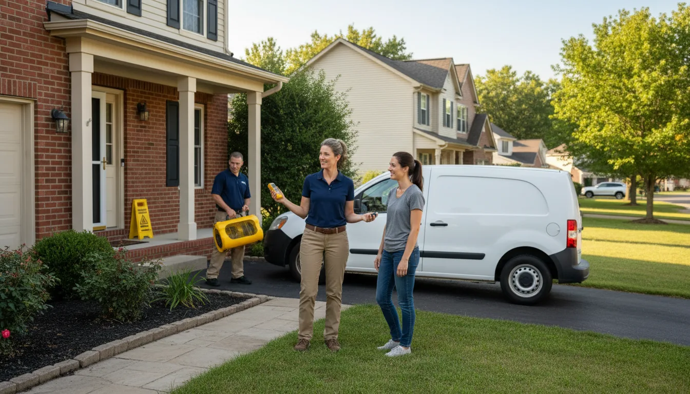 Residential water damage restoration in Two Buttes, CO